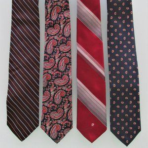 Vintage Men's Assorted Ties Lot of 4